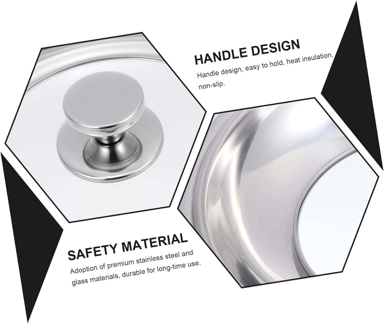 2 個の耐性ハンドル蒸し窓パンドームホルダーアクセサリープロテクターステンレスと多世帯のクリアソテーに溶ける屋内ユニバーサル火傷防止