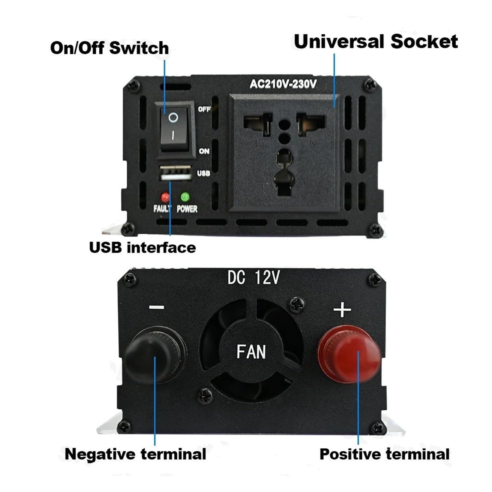 Inversor Potencia Kit Completo Solar 10000W Controlador 12V 220V 100A Inversor Fuera Red Panel 200W Hogar/Camping Energía Respaldo para Balcón Convertidor