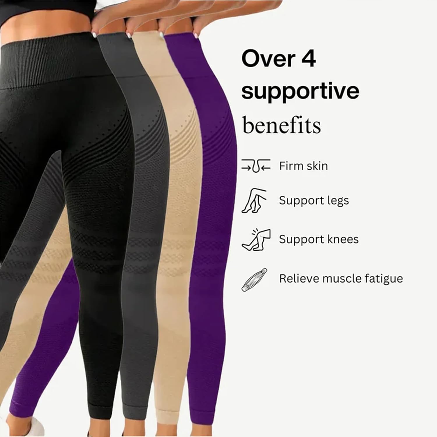 Cellulite Leggings, 3D Leggings Cellulite Compression, Yoga Pants for Shape, Exercise, Flatten Abdomen - Image 2