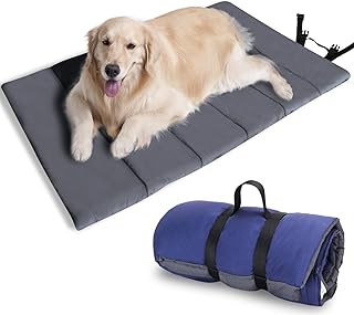 Nobleza wasserdichte Hundematte für Outdoor, Waschbare Große Hundedeck für Unterwegs, Faltbar Reisedecke für Hunde, Tragbare Hundebett, 110x68 cm