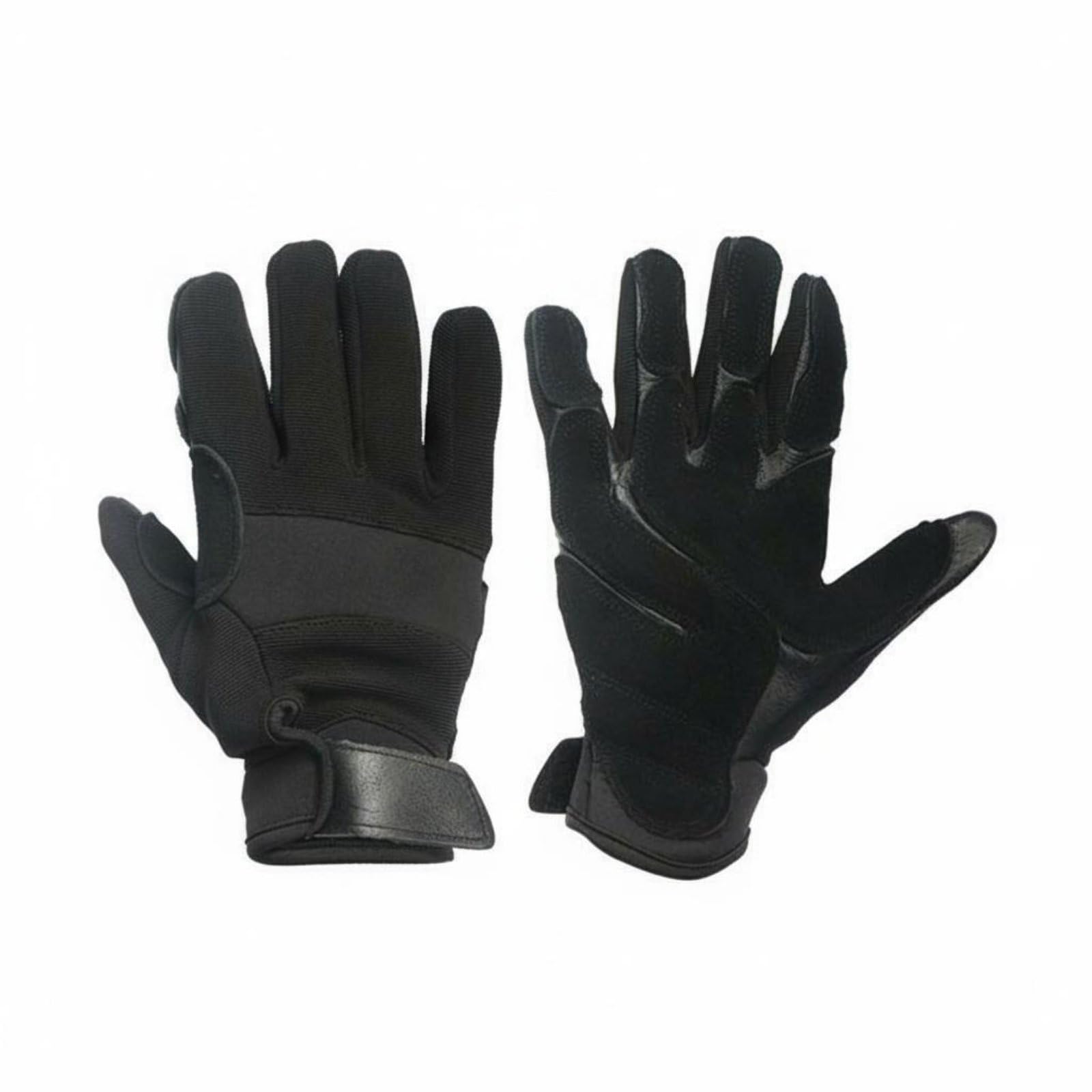 Guanti da Soccorso Guanti Protettivi Guanti da Arrampicata Guanti da Lavoro con Palmo in PU a Doppio Dorso in Fibra Robusta con Protezione Integrale