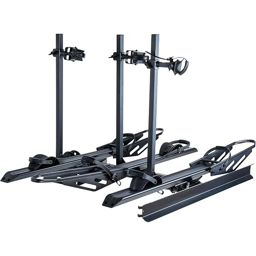 YOUNG ELECTRIC 250LBS. Capacity Foldable Aluminum 3-Ebike Rack with Ramp for Car SUV RV Truck Trailer and Van, 2 Inch Receiver
