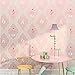 Produktbild Kinderzimmer Tapete Cartoon Ballerina Mädchen Rosa Lila Prinzessin Haus Floral Vlies Tapete, light pink b paragraph 71121