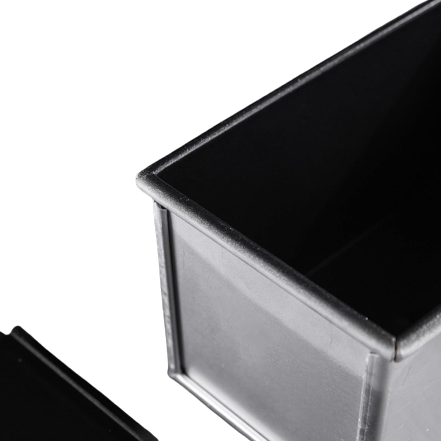 Shokupan Bread Pan, 1.5 Loaf Pullman Pan with Lid
