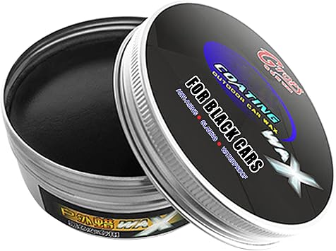 Car Wax Polish, Black Car Coating Wax, 200g Car Scratch Remover & Polish, Automotive Paint Scratch Repair Polishing Cream, UV Protection