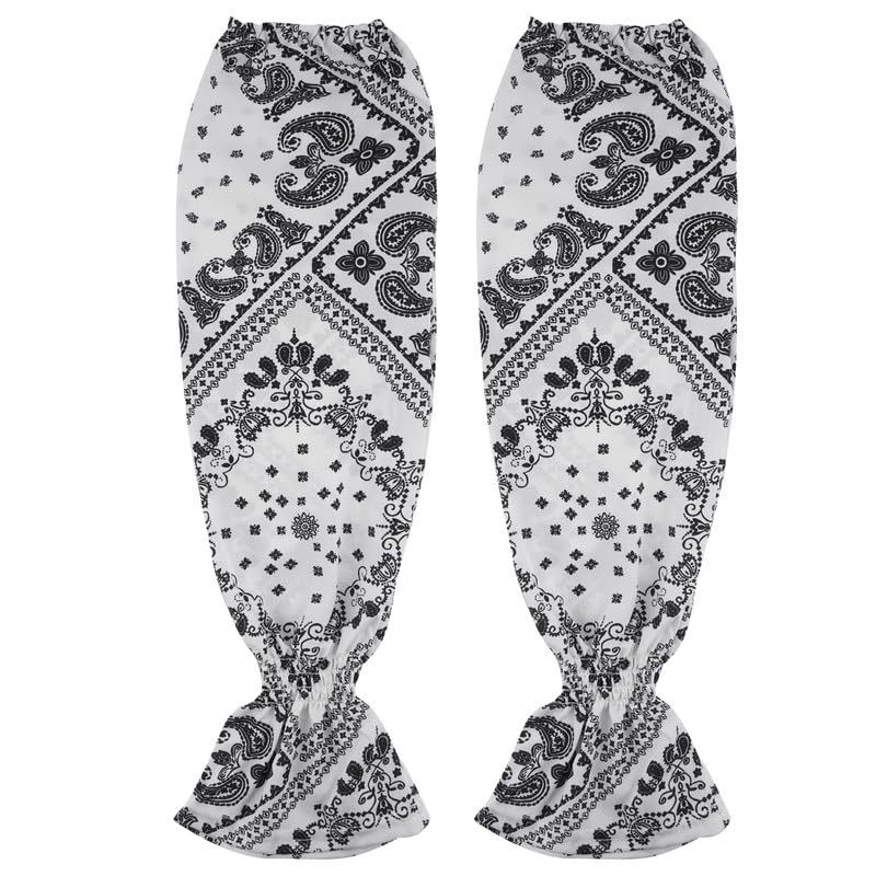 mikoniko 1 Pair Summer Sun UV Protection Sunscreen Arm Ice Sleeves Fashion Cute Long Sleeve Handsock Sunscreen Printing Long Arm Sleeves-picture-41