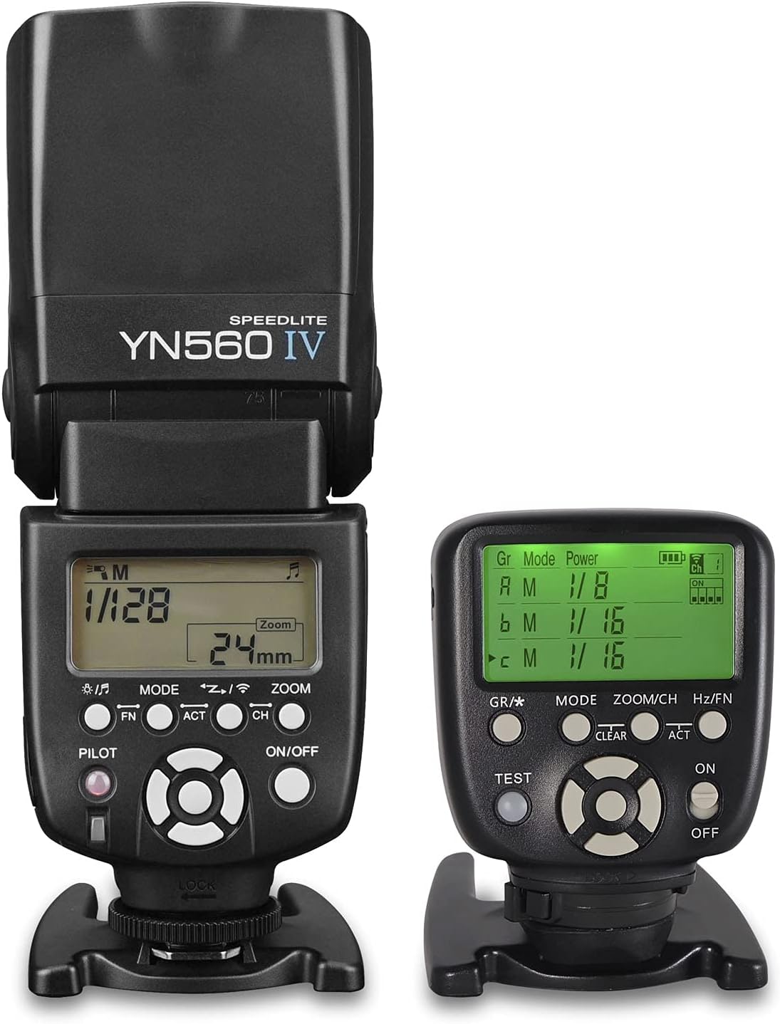 YONGNUO YN560 IV Wireless Flash Speedlite + YN560-TX II C LCD Flash Trigger Remote Controller for Canon