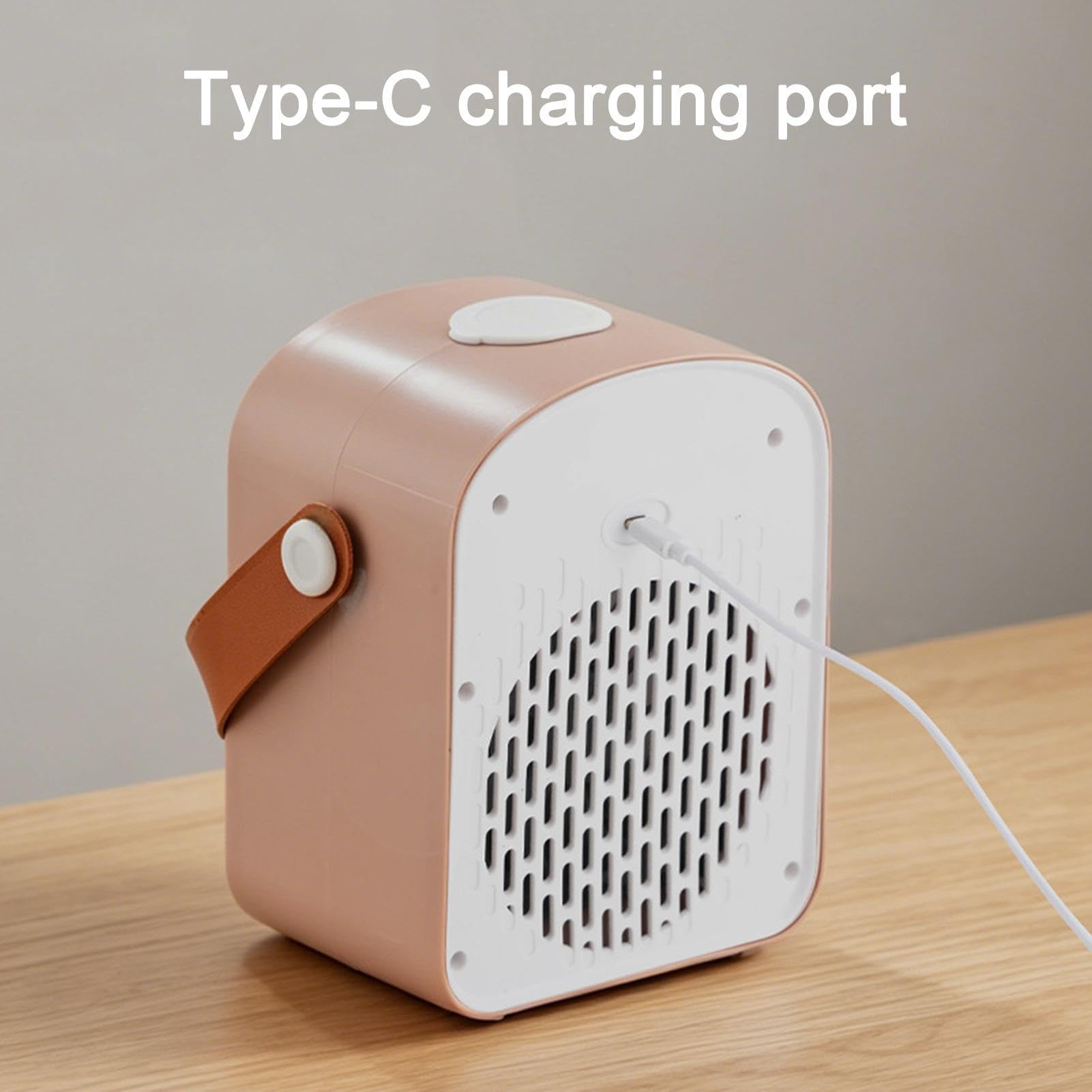 Ventilatore da scrivania per ufficio Senza pale silenzioso con | Ventilatore Da Scrivania Portatile A Batteria Per Casa Dormitorio Viaggio All'aperto Campeggio Spiaggia Picnic