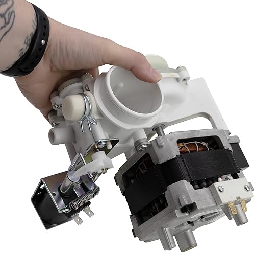 Miniatura 8 de Supplying Demand WD26X10013 WD19X0028 Reemplazo del conjunto de la bomba y del motor del lavavajillas