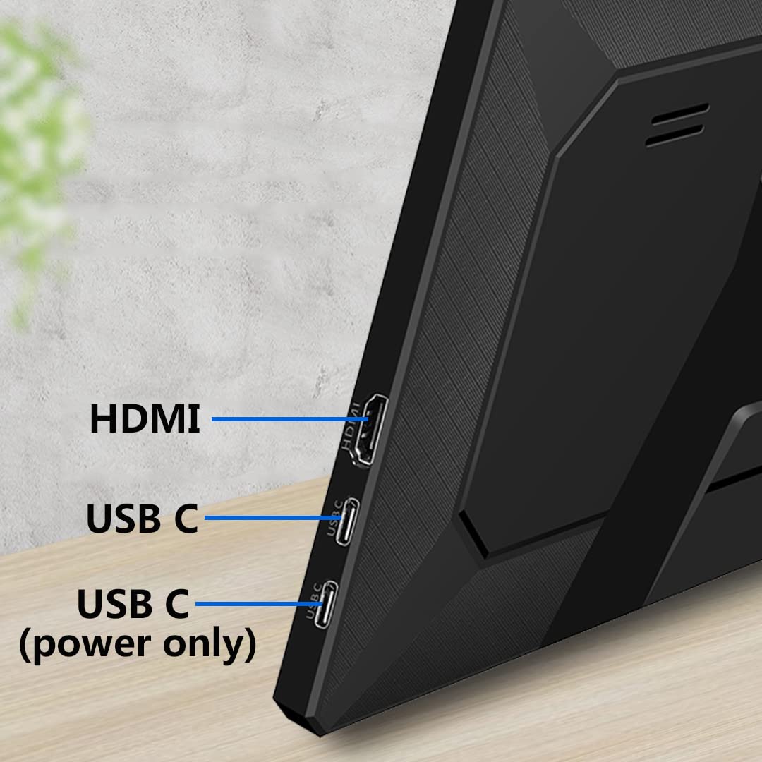 Ecran Tactile Portable,10,8'' Moniteur Portable, 1920 X 1080 Fhd, Ecran Tactile avec Hdmi/USB-C,10 Points Portable Monitor Pourpour Ordinateur Portable/Raspberry Pi 5/ Pc/Mac/Game Console