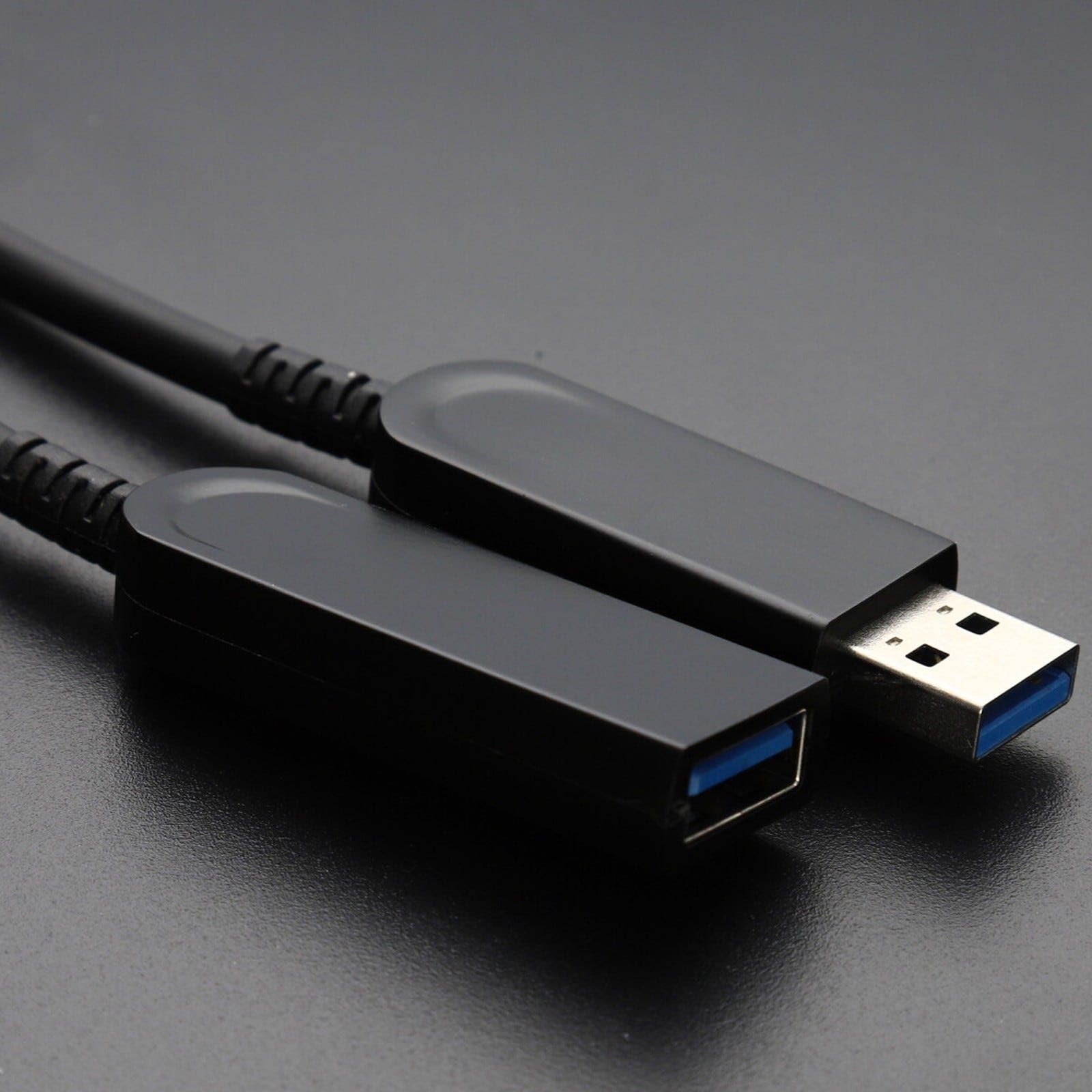 kenable Long câble d'extension AOC USB 3.0 type A mâle vers femelle - 10 m