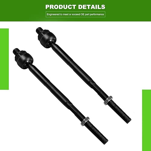 Miniatura 5 de SCITOO 8 piezas de suspensión delantera 2 brazos de control inferiores con rótulas, 2 barras estabilizadoras 2 exteriores 2 barras de acoplamiento