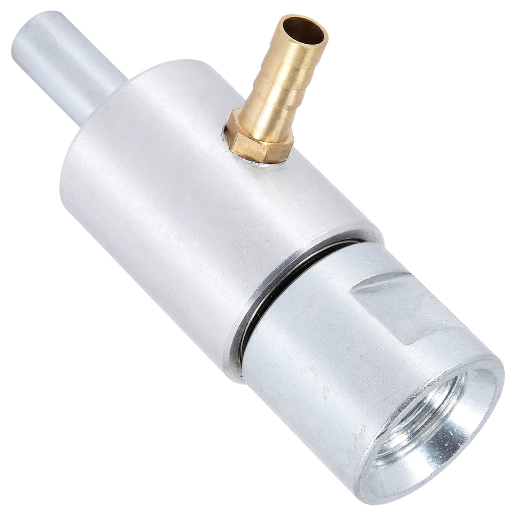 Srutueo Glass Drilling Machine Table Drilling Water Rotary Joint Water Injection Taper Shank Glass Drill Bit, silver