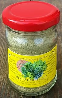 The Pahari Life/Mixed Herbs infused Himalayan Pink Salt/Sil pisi noon/loon/Organic Herbal Salt/ 75 grams/Rs. 299/-