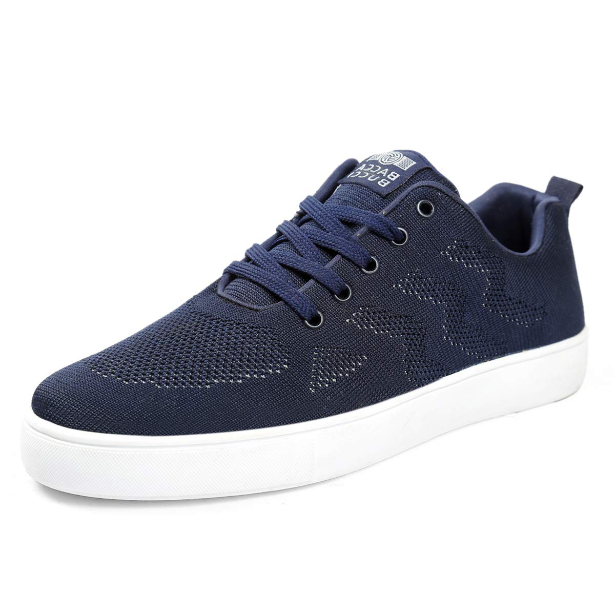 Bacca Bucci® Mens Knitted Canvas Venice Comfort/Air Flow Casual/Sneakers Shoes for Men- Blue, Size UK9 (B083R6221M) Amazon Price History, Amazon Price Tracker