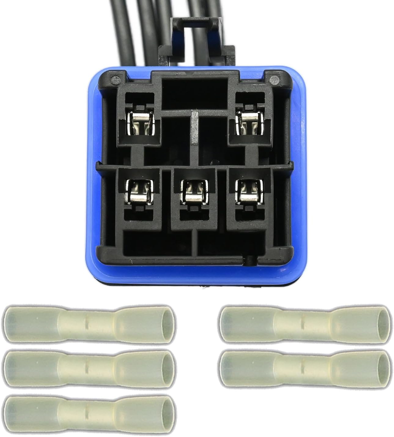 S-803, 15306045, PT1205, 12162331 Blower Relay Connector Compatible with Chevrolet Replacement for Gmc Cobalt Malibu Hhr Venture Corvette Astro Avalanche 1500 2500 Beretta Blazer