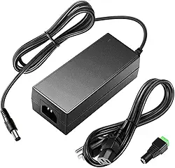 SHNITPWR Adaptador de fonte de alimentação 12V 5A 60W Conversor CC CA 100V~240V a 12 Volts 5 Amp Transformador 5,5x2,5 mm Plug para 5050 3528 LED Strip Light Impressora 3D LED Driver CCTV Security System LCD Monitor