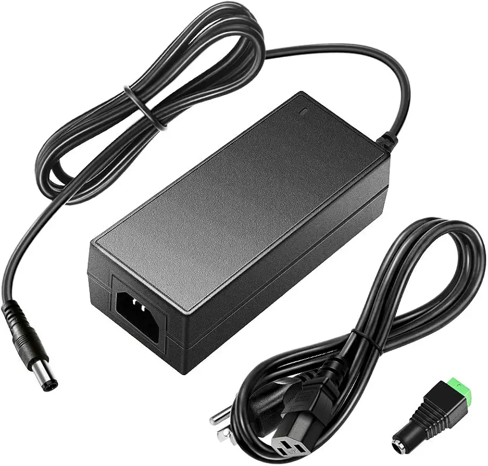 SHNITPWR Adaptador de fonte de alimentação 12V 5A 60W Conversor CC CA 100V~240V a 12 Volts 5 Amp Transformador 5,5x2,5 mm Plug para 5050 3528 LED Strip Light Impressora 3D LED Driver CCTV Security System LCD Monitor