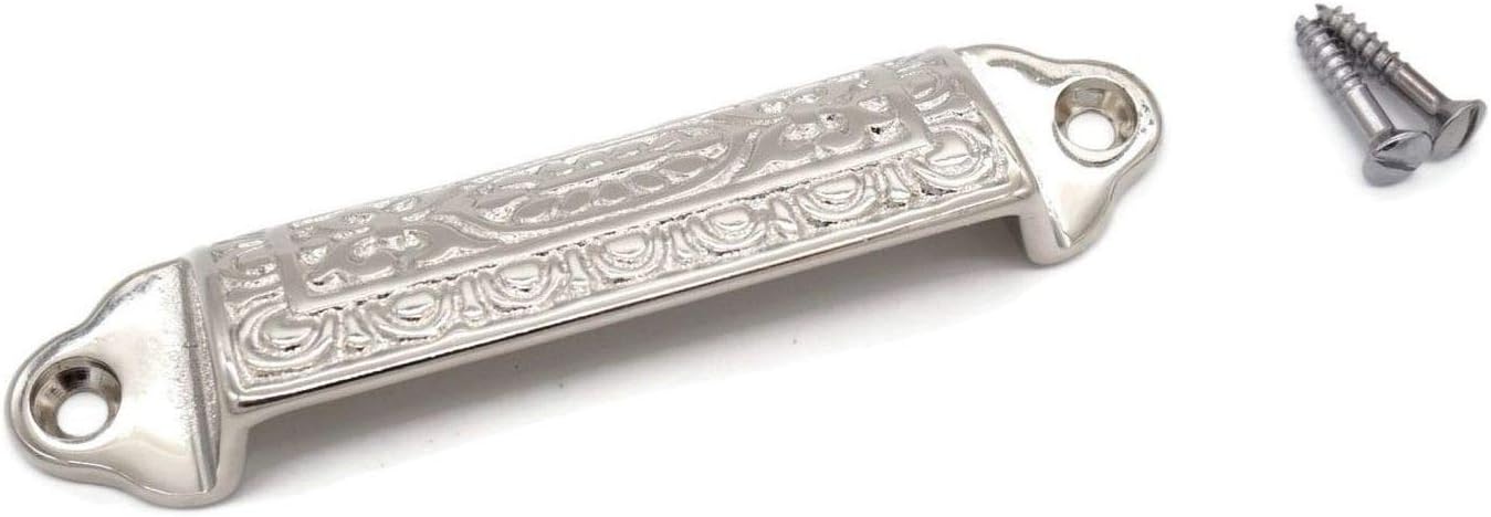 Bin Pull Antique Victorian Eastlake Bin Pull Cup Marine Cabinet Bin Cup Pull Furniture Bin Pull Boat Cabin Cabinet Bin Pull Medium Polished Nickel