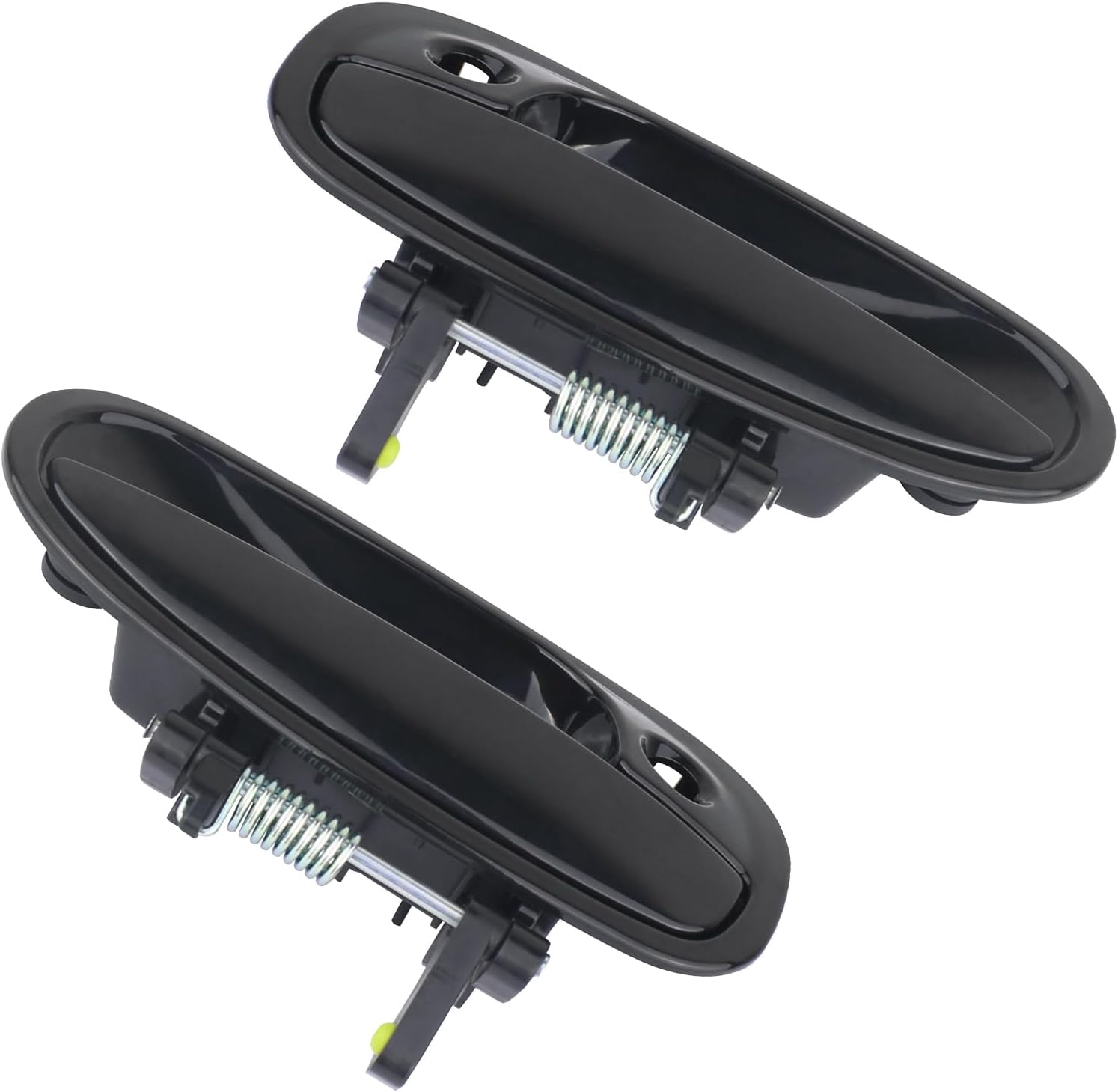 Osompar Exterior Door Handle w/Keyhole Compatible with Honda Civic 1996-2000 Replaces 72180S00004 72140S00004 Front Left Right Side Outside Door Handle