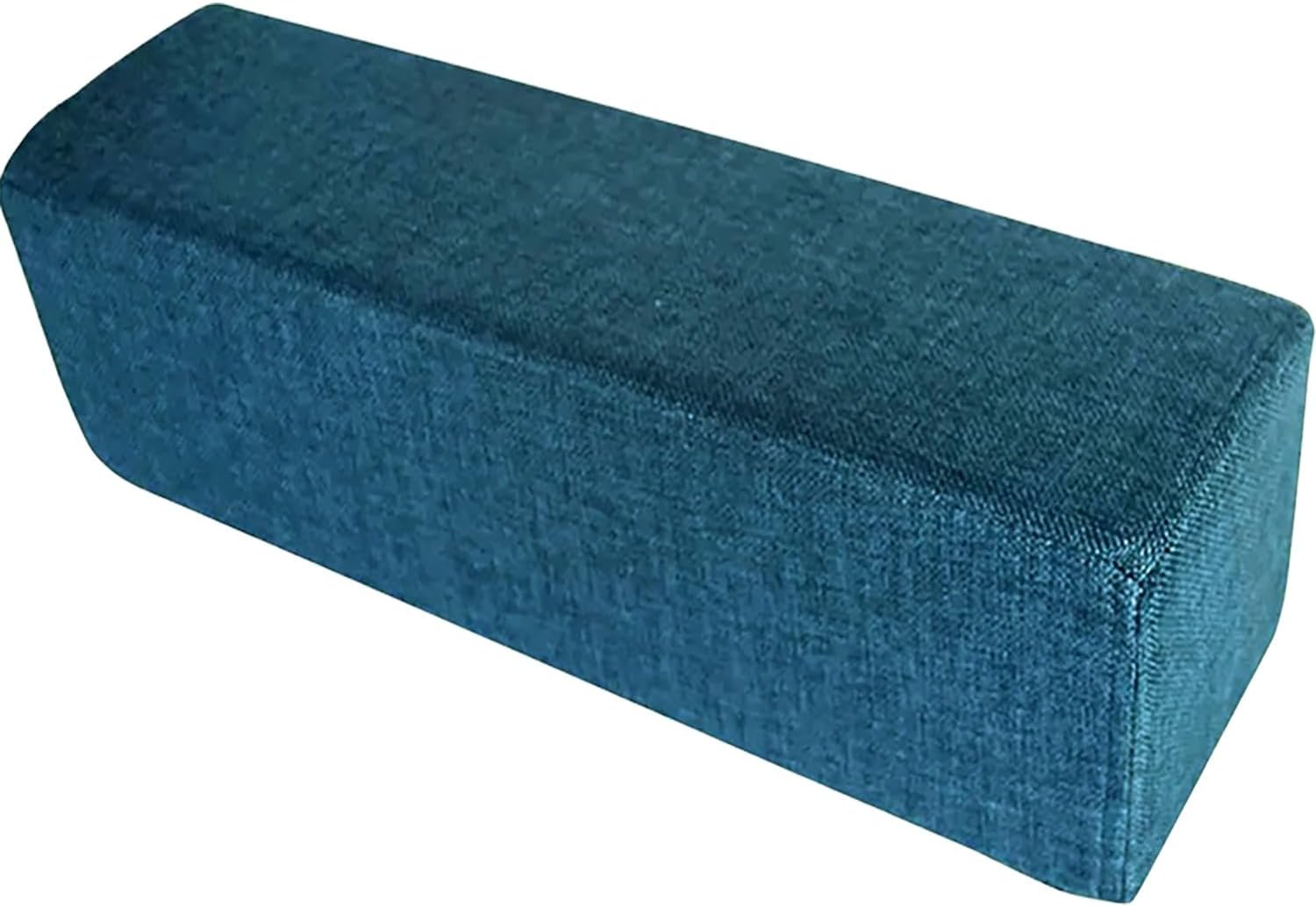 Sofa Bed Armrest Cushion Linen Fabric Cover Thicken Couch Support Pillow Rectangular Headboard Cushion Gap Filler Elbow Pillow(Color:Beige,Size:18x18x55cm)