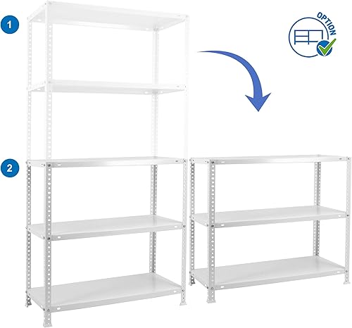 Miniatura 9 de 5300 Kit Comfort Estantería, color blanco