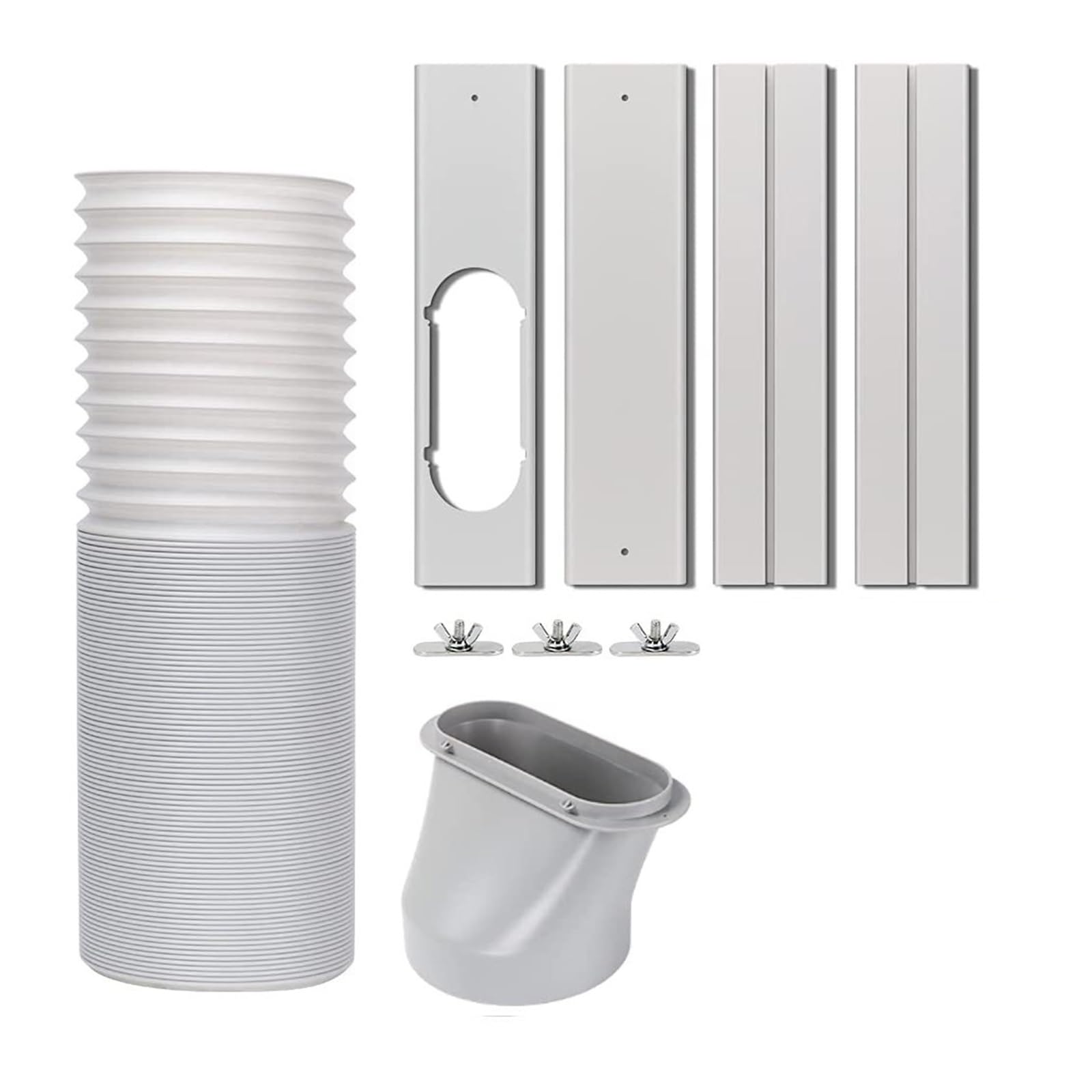Mobile Air Conditioner Vent Kit Portable Conditioning Exhaust Hose Lightweight Accessories for Sliding Window Useful Works Brilliantly