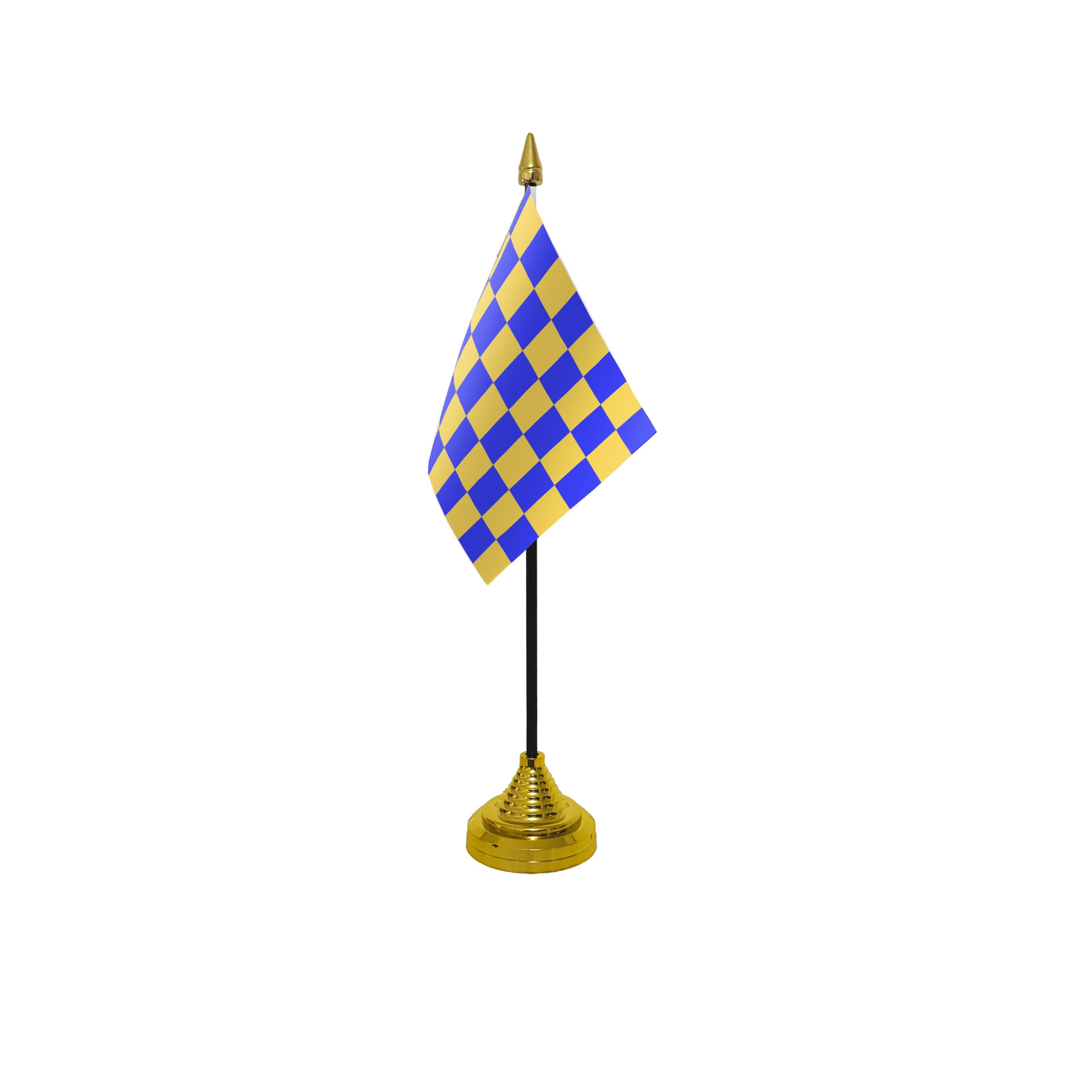 Flagtex Surrey New Small Table Flag With Gold Base