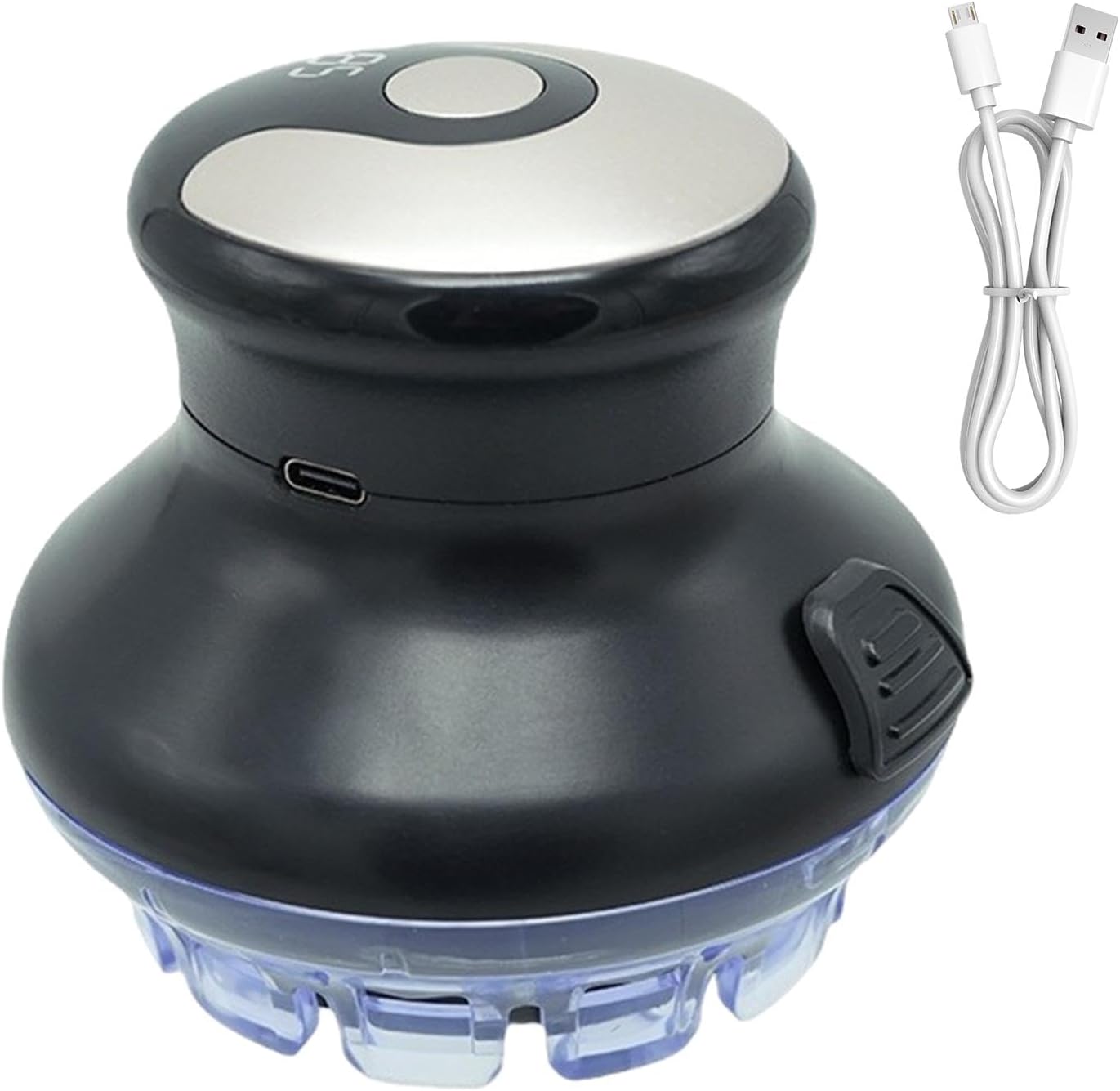 Hair Clippers for Men | Circular Quick Cut Hair Clippers | Water Resistant USB Rechargeable LED Display Hair Clipper for Bald Men Maintain A Short Hair Cut at Home
