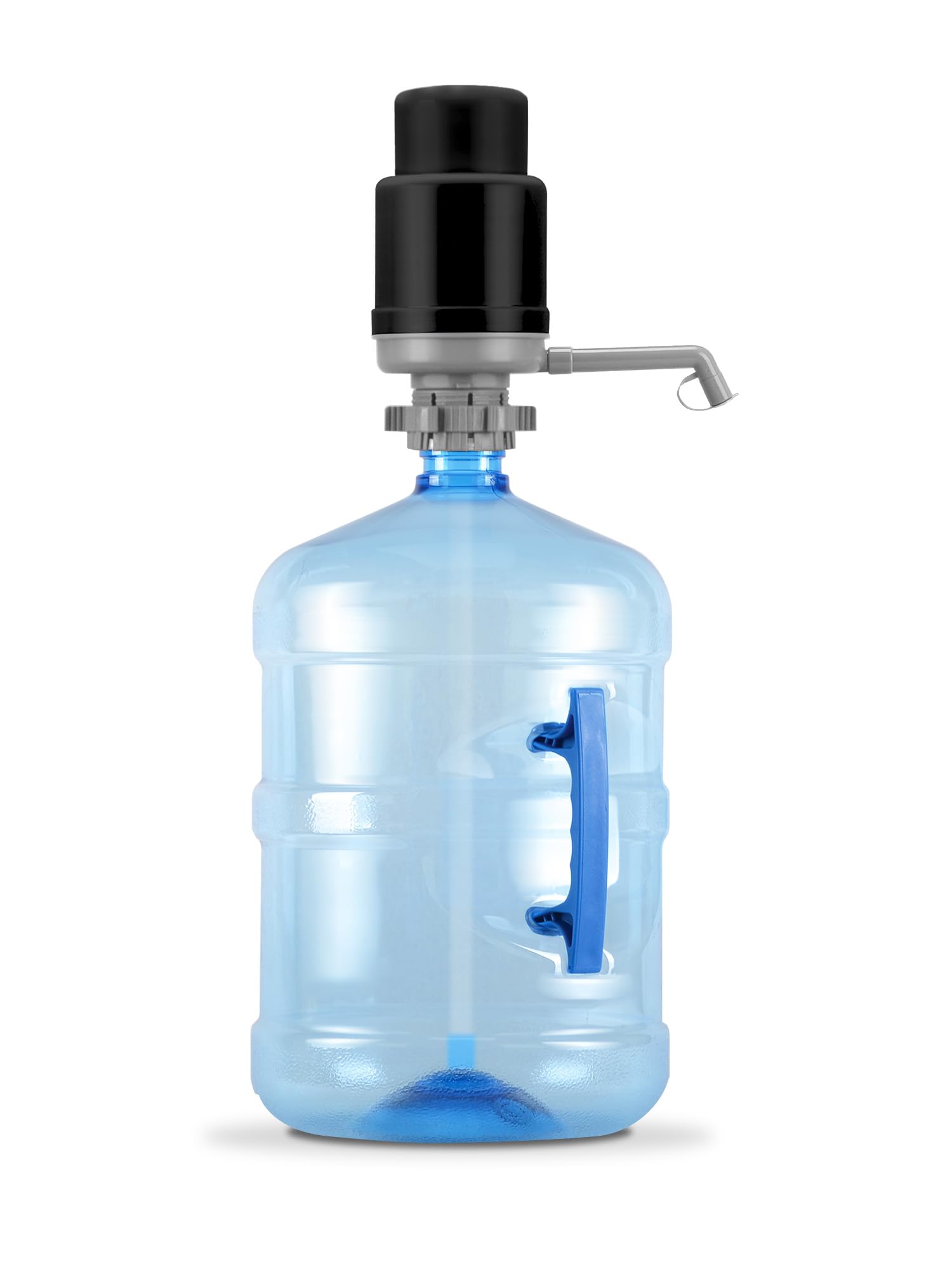 Brio Universal Water Bottle Pump | Manual Water Pump 1-5 Gallon Water Jug Dispenser for Camping Picnics and More! | 48mm & 55mm - (Multiple Color Options)