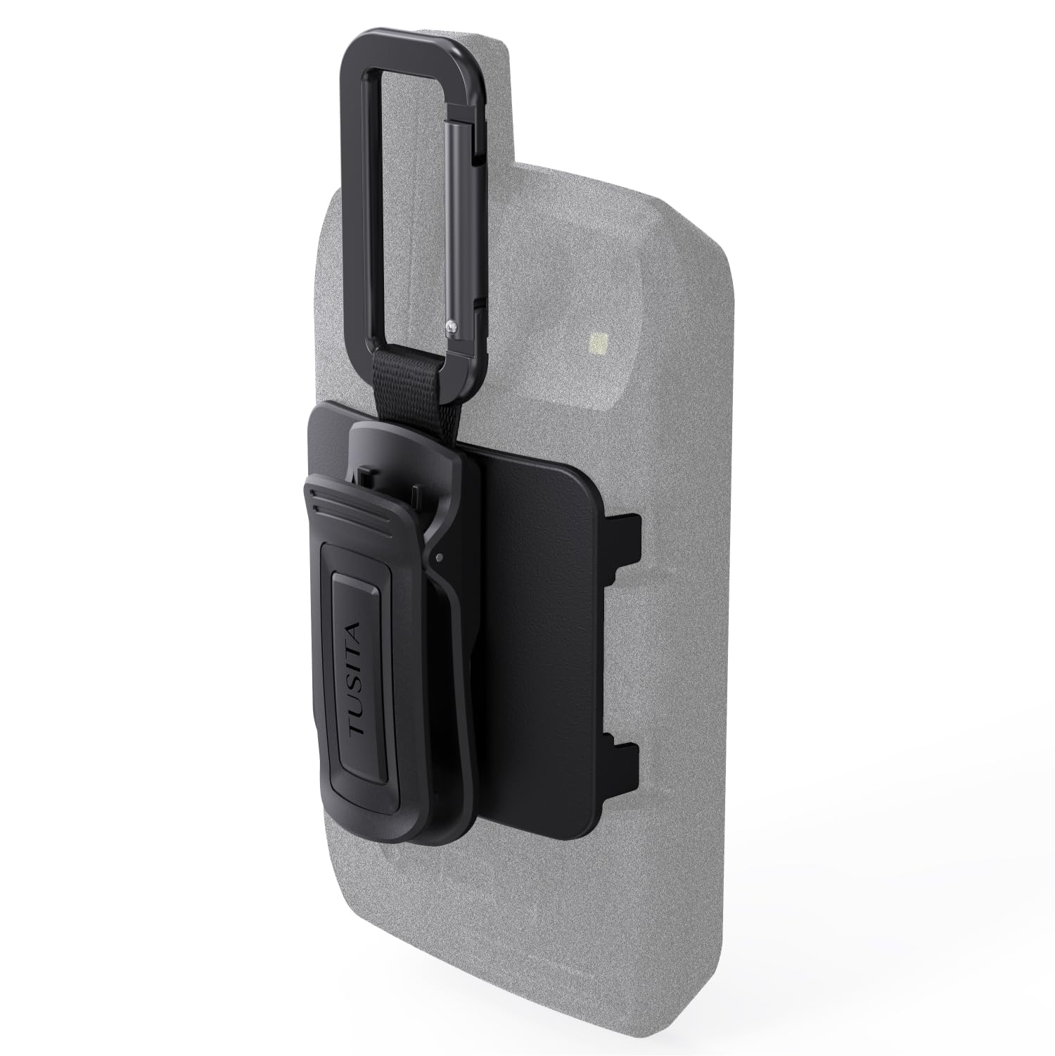 TUSITA Belt Clip Spine Mount with Carabiner Compatible with Garmin Montana 700 700i 710 710i 750i 760i - GPS System Accessories