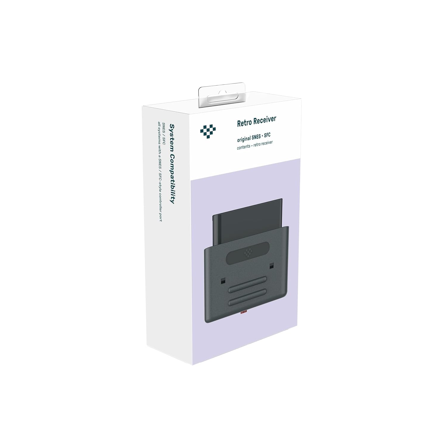 8BitDo SNES SFC Wireless Bluetooth Retro Receiver Adapter Compatible with DualShock 3, DualShock 4, Wiimote, Wii U Pro, Switch Joy-Cons, Switch Pro Bluetooth Controllers