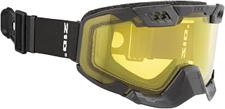 CKX 210° Goggles with Controlled Ventilation for Trail - Matte Black Frame with Yellow Lens