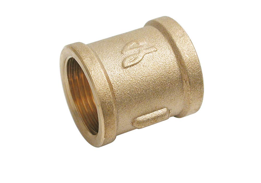 Manguito de latón, Rosca Hembra Hembra, Conector, adaptador, racor (1, 3)