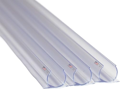 Novelty Lights Paquete de 1 pista de luz de cuerda de 38 pulgadas, canales de montaje de PVC transparente de 3 pies para luces de cuerda de