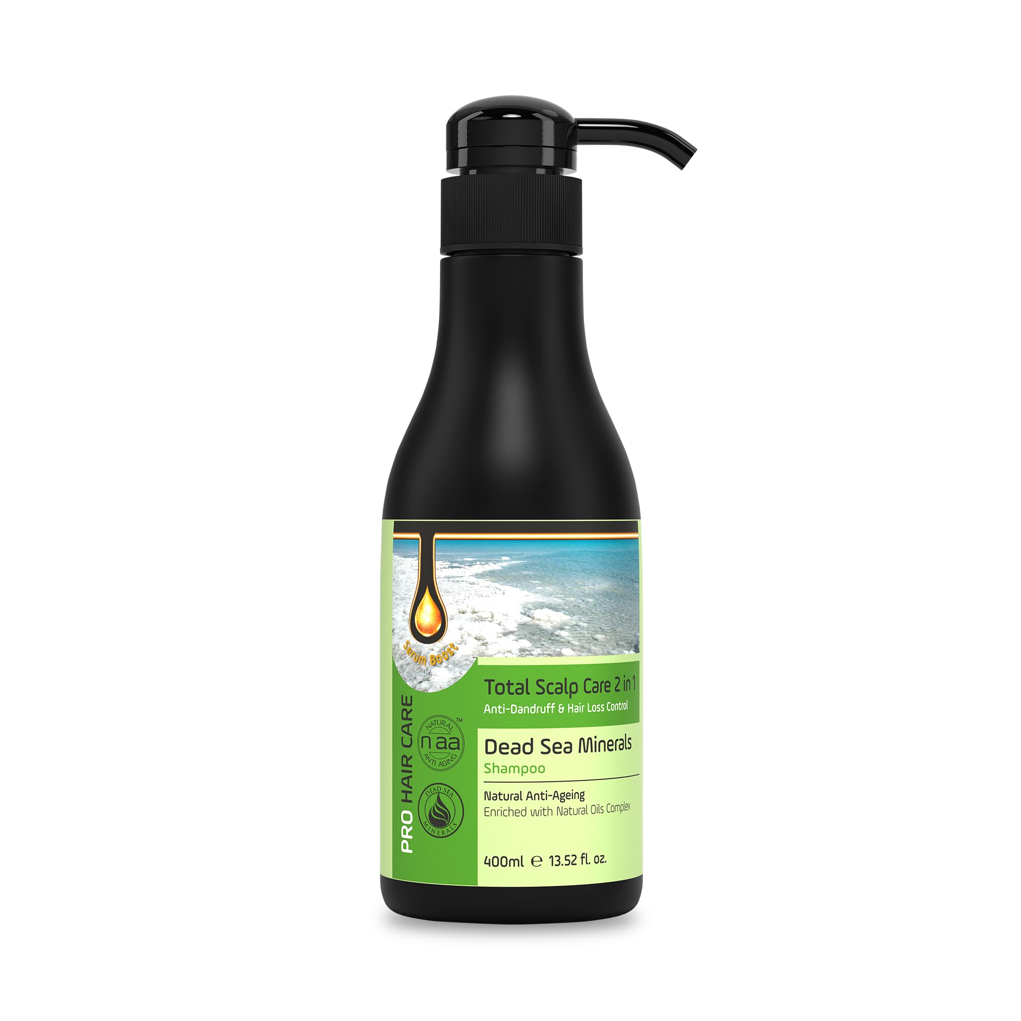 Sponsored Ad - Professional Total Scalp Care Shampoo with Rosemary, Amla & Gotu Kola | Anti-Dandruff & Controls Hair Loss | Treats Itchy & Sensitive Scalp | SLS/SLES & Paraben Free | for All Hair Types | 400 ML