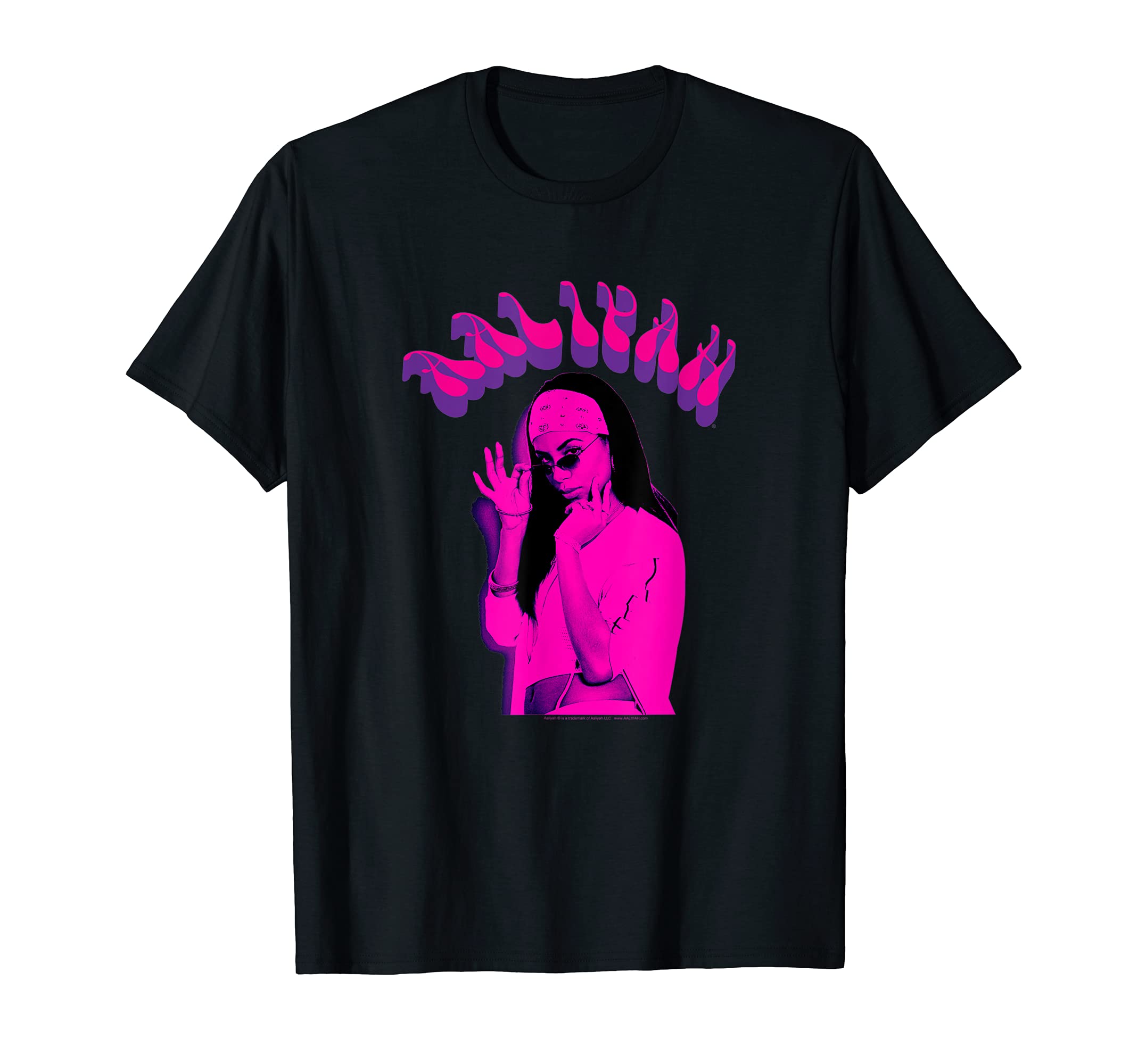 AaliyahRipple Junction x Aaliyah Psychedelic Pink R&B Music Fan T-Shirt