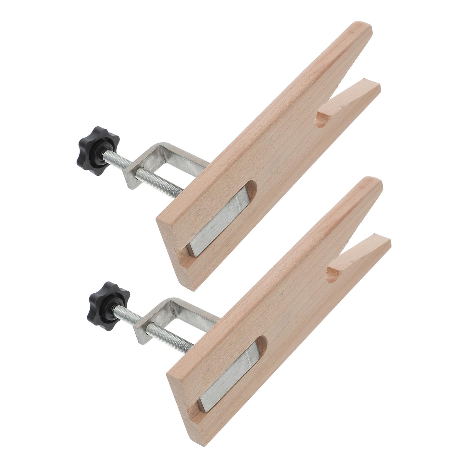 Serrage-joint D'établi en Bois Dur, Mini Pince de Table Portable pour Bijoutier, 2 Jeux avec Mécanisme de Dégagement Rapide, Étau à Bois Multifonction pour Travail de