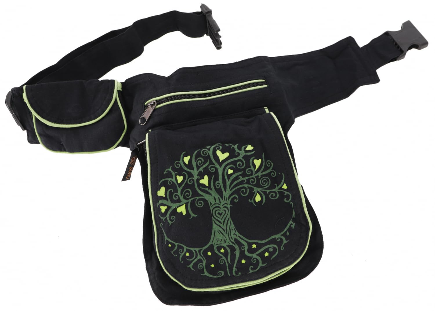 Sac Banane Mandala Hippie - Coton Brodé Style Goa/Népal - Idéal Festival Et Voyage
