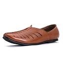 Lazard Khadim's Tan Nagra Jutti for Men (5240133) gallery image