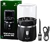 Electric Herb Grinder, Spice Grinder with 1.7oz50ml Glass Herb Jar Rechargeable Electric Crusher