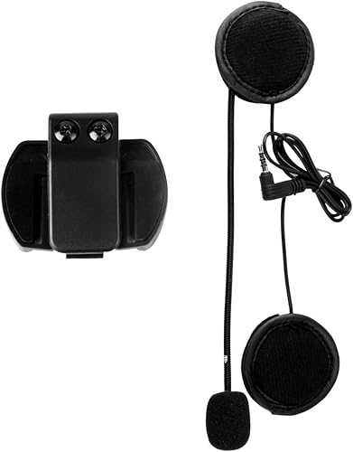 Tree-on-Life Microfono Altoparlante Cuffia Interphone Auricolare universale Casco citofono Clip per moto Bluetooth