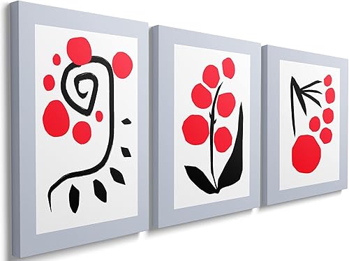 Juego de arte de lienzo para pared, pintura al óleo abstracta minimalismo, fotos modernas, pósteres para decoración de pared del hogar