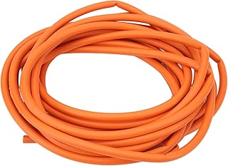 10m Bike Frame Internal Housing Damper, Foam Sleeve Hose for Bicycle Cable, Brake Variable Speed Line Tube, Sound Absorbing Cable Housing Dampener with High Density Foam Sponge, Co (Orange)
