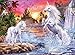 Unicorns Unicorn Waterfall Sunset Jigsaw Puzzle