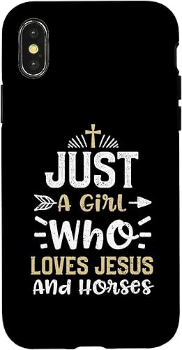 Miniatura 4 de iPhone 11 Pro Max Horse Just A Girl Who Loves Jesus And Horses - Funda Jesus
