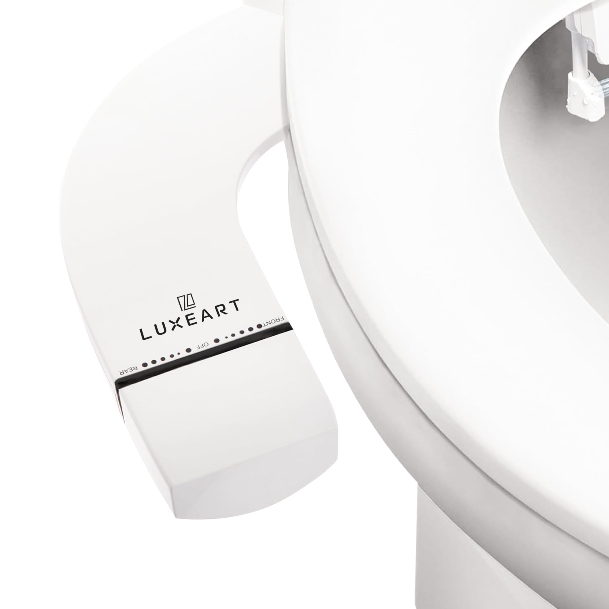 NEOM – Bidet Aufsatz für Toilette ohne Strom – Mit Selbst, Front- & Rückreinigung, verstellbarem Wasserdruck & Ultra-Slim – 120cm Flexschlauch & nachrüstbar als Taharet WC, Dusch-Wc Aufsatz