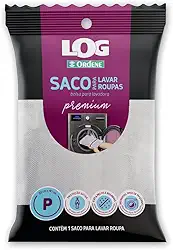 Ordene - Saco Premium para Lavadora de Roupas, Tamanho Pequeno, Linha Log