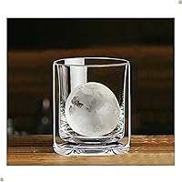 Vista 4 de Sun's Tea Double Walled Drinking Glass, Manhattan-Style Glass for Hot and Cold Liquids, Whiskey, Bourbon, Vodka, and Scotch Borosilicate Clear