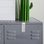 KALLORY No Drill Keyed Lock for Chest Freezer Refrigerator Safety with Easy Installation and Strong Theft
